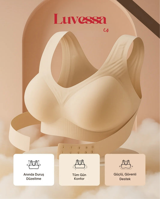 luvessa Duruş Düzeltici Sütyen — Sırt Yağlarını Gizle, Duruşunu Düzelt